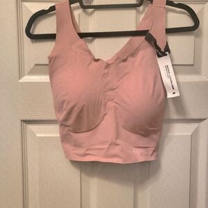 SHEFIT Boss Longline Bra-Rose Clay  3LUXE